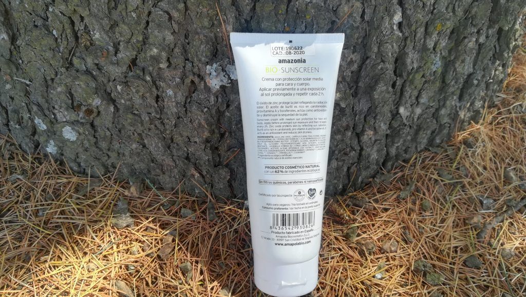 experiencia con los protectores solares Amazonia